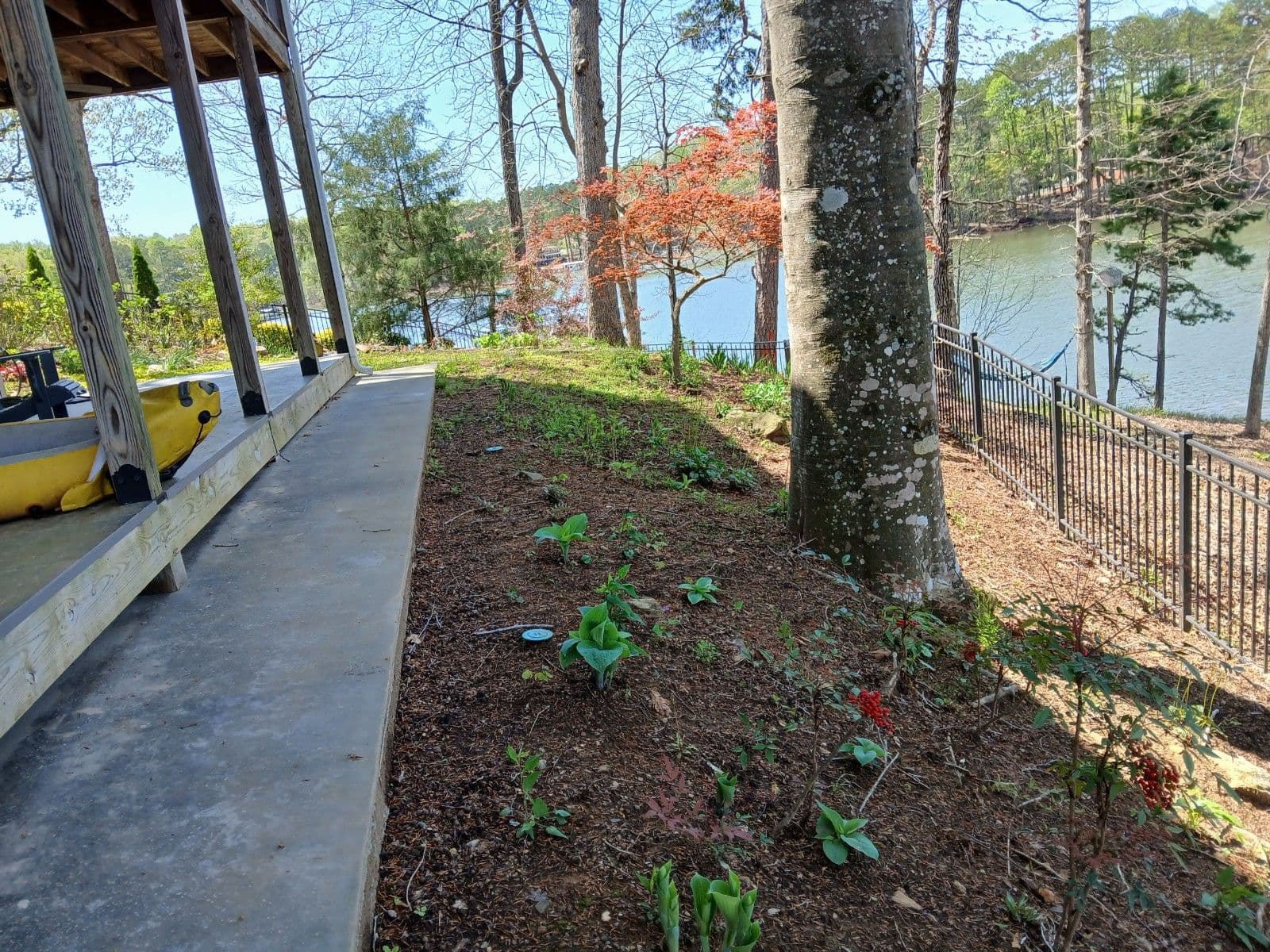 Lush Landscaping by Lake Hartwell Springs